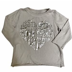 Peek Love Heart Graphic Tee Size 24m